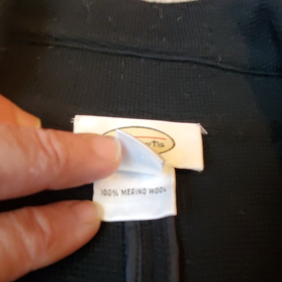 Talbots Large black fringe hem black jacket/blazer - Picture 8 of 8